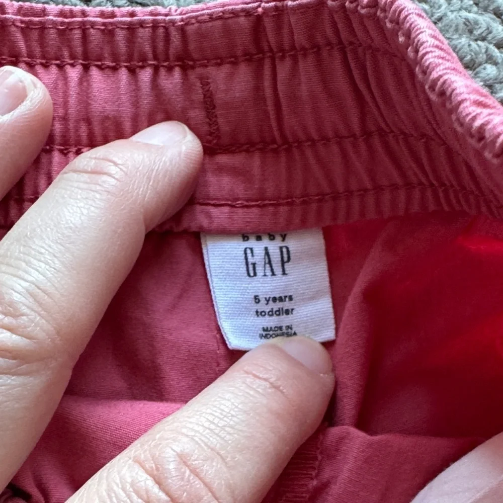 GAP Pink Elastic Drawstring Kids Shorts